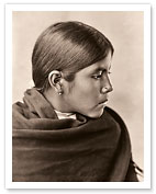 Qahatika Girl - North American Indian - c. 1907 - Fine Art Prints & Posters