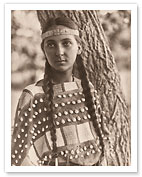 Lucille - Dakota Native Woman - The North American Indians - c. 1907 - Fine Art Prints & Posters