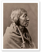 Cheyenne Male Profile - The North American Indians - c. 1910 - Giclée Art Prints & Posters