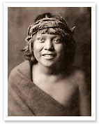 Cloud Bird (Okuwa-Tsire) - Tewa Boy, The North American Indians - c. 1905 - Giclée Art Prints & Posters
