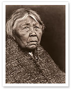 Hleastunuh Skokomish - Twana Native Woman - North American Indians - c. 1913 - Fine Art Prints & Posters