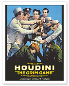 Harry Houdini in The Grim Game - c. 1919 - Fine Art Prints & Posters