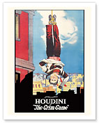 Harry Houdini in The Grim Game - c. 1919 - Fine Art Prints & Posters