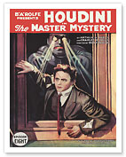 Harry Houdini in The Master Mystery - Episode Eight - c. 1919 - Fine Art Prints & Posters