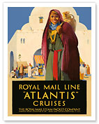 Atlantis Cruises - Royal Mail Line - The Royal Mail Steam Packet Company - Fine Art Prints & Posters