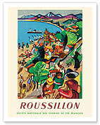 Roussillon - Collioure, France - SNCF (French National Railway Company) - Fine Art Prints & Posters