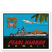 Pearl Harbor Hawaii - U.S. Navy Destroyer Battleship - Oahu - Fine Art Prints & Posters