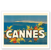 Cannes France - Côte d'Azur - French Riveria - c.1930 - Fine Art Prints & Posters