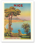 Nice, France - Cote d'Azur - French Riveria - c. 1900 - Giclée Art Prints & Posters