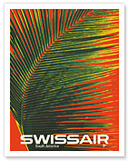 South America - SwissAir - Palm Frond - c. 1964 - Fine Art Prints & Posters