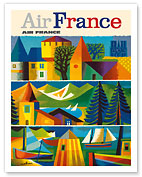 French Cities, Mountains and Seas - c. 1964 - Fine Art Prints & Posters