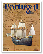 Portugal - Portuguese Caravel Ship - c. 1969 - Fine Art Prints & Posters