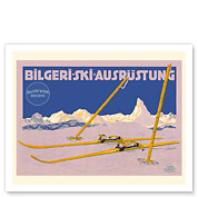 Bilgeri Ski Equipment (Bilgeri Ski Ausrüstung) - Bregenz, Austria - c. 1910 - Fine Art Prints & Posters