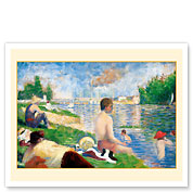 Bathers at Asnières - Paris France - c. 1884 - Fine Art Prints & Posters