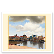 View of Delft - South Holland Netherlands - c. 1660 - Fine Art Prints & Posters
