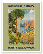 For Sunshine Majorca (Mallorca) Spain - Mediterranean Balearic Islands - c. 1950 - Fine Art Prints & Posters