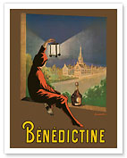 Bénédictine Liqueur - Benedictine Palace in Fécamp, France - c. 1928 - Giclée Art Prints & Posters