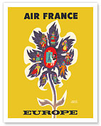 Europe - European Flower - Germany, Switzerland, Rome, Scotland, Spain - c. 1956 - Fine Art Prints & Posters