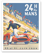 1959 Grand Prix - 24 hours of Le Mans France - Endurance Racing - Fine Art Prints & Posters