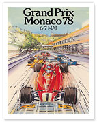 Grand Prix Monaco 1978 - Formula One F1 - Fine Art Prints & Posters