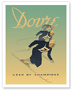 Dovre Ski Binding Company - Used by Champions - c. 1930's - Fine Art Prints & Posters