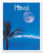 Hawaii - Red Blood Supermoon - Fine Art Prints & Posters