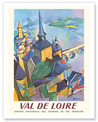Loire Valley (Val De Loire) - French National Railway Company - c. 1963 - Giclée Art Prints & Posters