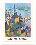 Loire Valley (Val De Loire) - French National Railway Company - c. 1963 - Fine Art Prints & Posters