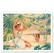 Hawaiian Bathing Beauties - Fine Art Prints & Posters