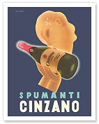 Spumanti Cinzano - Italian Sparkling Wine - c. 1951 - Fine Art Prints & Posters