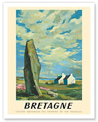 Brittany (Bretagne) - Northwest France - French National Railways (SNCF) - c. 1947 - Giclée Art Prints & Posters