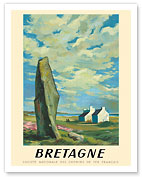 Brittany (Bretagne) - Northwest France - French National Railways (SNCF) - c. 1947 - Fine Art Prints & Posters