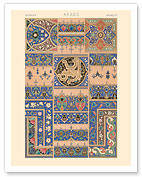 Arabe - Arabian Floral Patterns - c. 1888 - Fine Art Prints & Posters