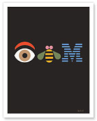 Eye Bee M - IBM (International Business Machines Corporation) - c. 1981 - Fine Art Prints & Posters