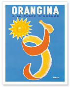 Orangina has Orange Pulp (A La Pulpe D’Orange) - c. 1965 - Fine Art Prints & Posters