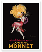 Sun in a Glass (Du Soleil Dans Un Verre) - Dancing Girl - Cognac Monnet - c. 1927 - Fine Art Prints & Posters