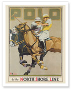 Polo Players - Chicago North Shore Line & Milwaukee Railroad - c. 1923 - Fine Art Prints & Posters