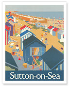 Sutton-on-Sea - Lincolnshire, England - London & North Eastern Railway - c. 1968 - Fine Art Prints & Posters