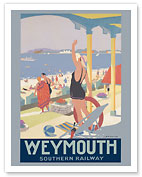 Weymouth - Dorset, England - Southern Railway - c. 1931 - Fine Art Prints & Posters