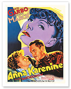 Anna Karenine - Starring Greta Garbo and Frederic March - c. 1935 - Fine Art Prints & Posters