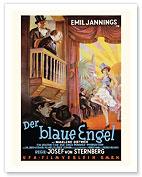 The Blue Angel (Der Blaue Engel) - Emil Jannings, Marlene Dietrich - c. 1930's - Fine Art Prints & Posters