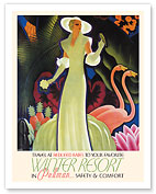 To Your Favorite Winter Resort - Pullman Company - c. 1935 - Giclée Art Prints & Posters