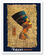 Egypt - Nefertiti, Egyptian Queen - c. 1950's - Fine Art Prints & Posters