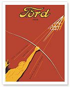 1933 Ford V-8 Model 40 - French - Fine Art Prints & Posters