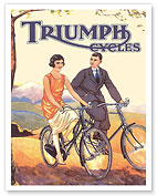 Triumph Cycles - c. 1922 - Fine Art Prints & Posters