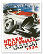 1934 Swiss Grand Prix - Bern, Switzerland - Fine Art Prints & Posters