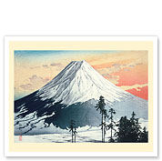 Katsuyama Neighborhood - Mount Fuji Japan - c. 1930's - Fine Art Prints & Posters