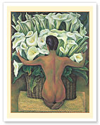 Nude with Calla Lilies (Desnudo con Alcatraces) - c. 1944 - Fine Art Prints & Posters