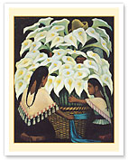 Flower Sellers (Vendedor de Flores) - Calla Lilies - c. 1943 - Fine Art Prints & Posters