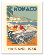 1936 Monaco Grand Prix F1 - Fine Art Prints & Posters